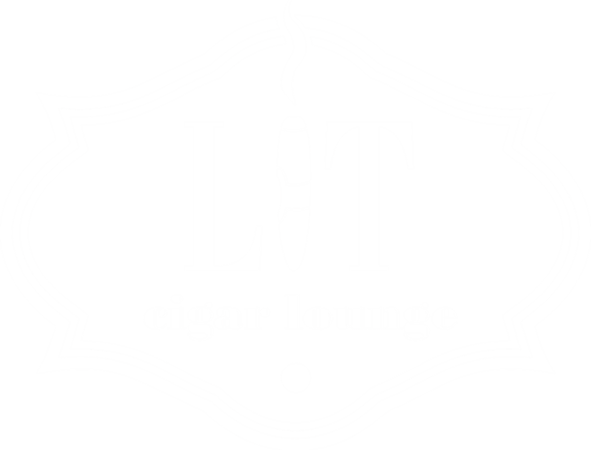 LIT Cigar Lounge logo white